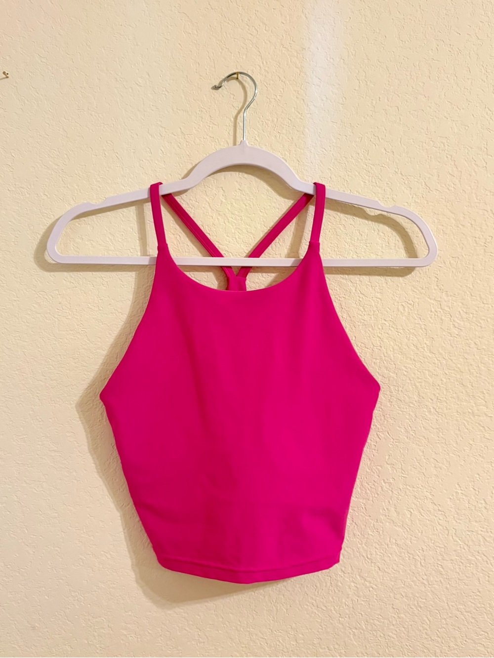 Women’s Hot Pink Racerback Athletic Tank Top